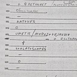 Eastern questionnaire, answ...