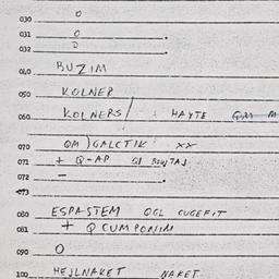 Eastern questionnaire, answ...
