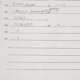 Eastern questionnaire, answ...