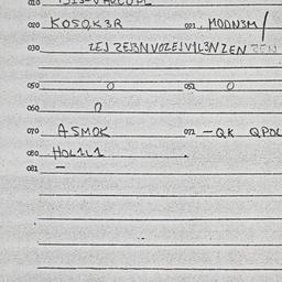 Eastern questionnaire, answ...