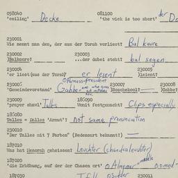 Western questionnaire, answ...