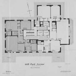605 Park Avenue, Plan Of Pe...