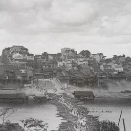 Pontoon Bridge In Liuchow
