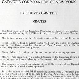 Executive Committee Meeting