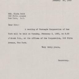 Board Meeting, 2/3/1925