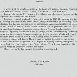 Agenda Committee