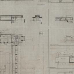 Working drawing #5: Garage,...