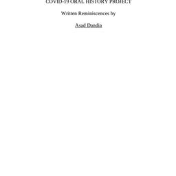 COVID-19 pandemic chronicle...