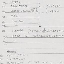 Eastern questionnaire, answ...