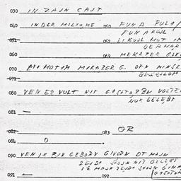 Eastern questionnaire, answ...