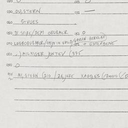 Eastern questionnaire, answ...