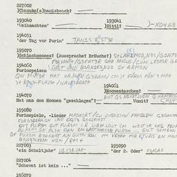 Western questionnaire, answ...