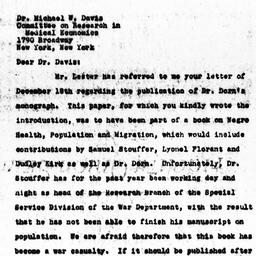 Letter from Florence Anders...