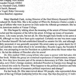 Minutes, 2001-05-16. Oral H...