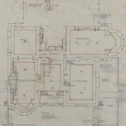Working drawing: First floo...