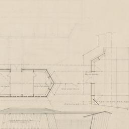 Dog hospital plan, elevation