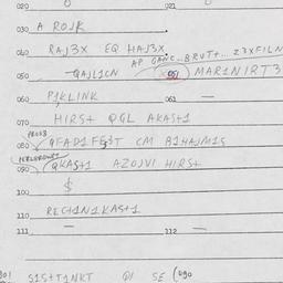 Eastern questionnaire, answ...