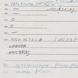 Eastern questionnaire, answ...
