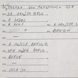 Eastern questionnaire, answ...