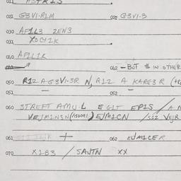 Eastern questionnaire, answ...