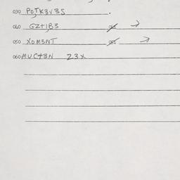Eastern questionnaire, answ...