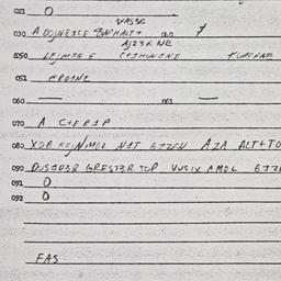 Eastern questionnaire, answ...