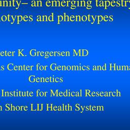 Handouts, 2010-03-11. Genet...