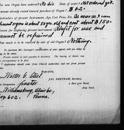 Carnegie Church Organs, Wil...