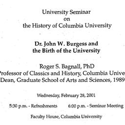 Announcements, 2001-02-28. ...