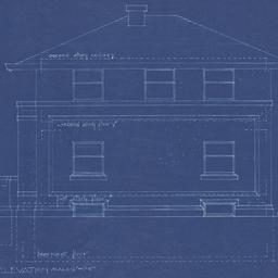 House #2: Side elevation