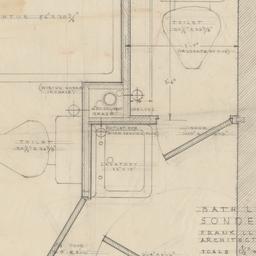Bathroom layout plan