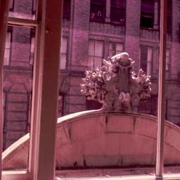 View of terracotta decorati...