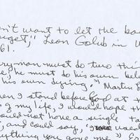 James Cone, untitled notes