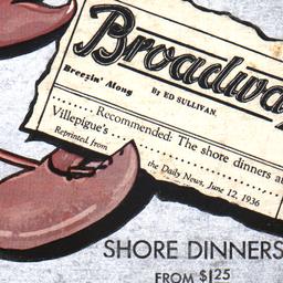 Villepigue's Shore Dinn...