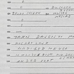 Eastern questionnaire, answ...