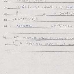 Eastern questionnaire, answ...