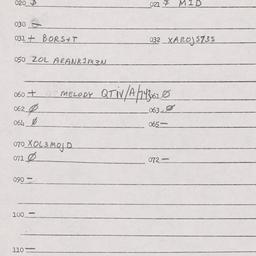 Eastern questionnaire, answ...