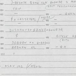 Eastern questionnaire, answ...