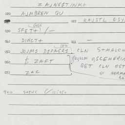 Eastern questionnaire, answ...