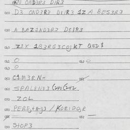 Eastern questionnaire, answ...