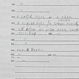 Eastern questionnaire, answ...