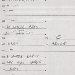 Eastern questionnaire, answ...