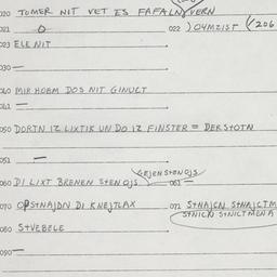 Eastern questionnaire, answ...