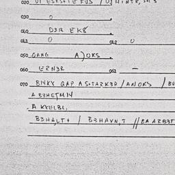 Eastern questionnaire, answ...