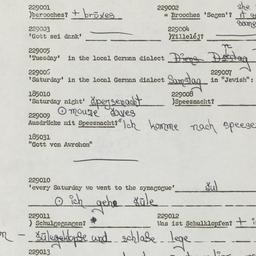 Western questionnaire, answ...
