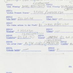 Western questionnaire, answ...