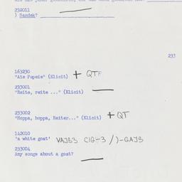 Western questionnaire, answ...