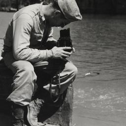 Barney Rosset With Camera B...