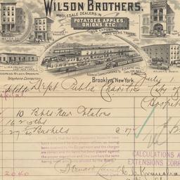 Wilson Brothers, bill or re...