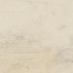 Exterior sketch view, arch ...